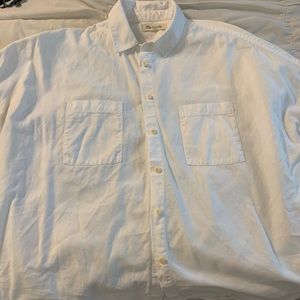 Madewell courier shirt white